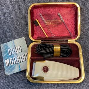 Vintage 1950s Schick Super Electric Shaver With Case Cord Brush Instructions